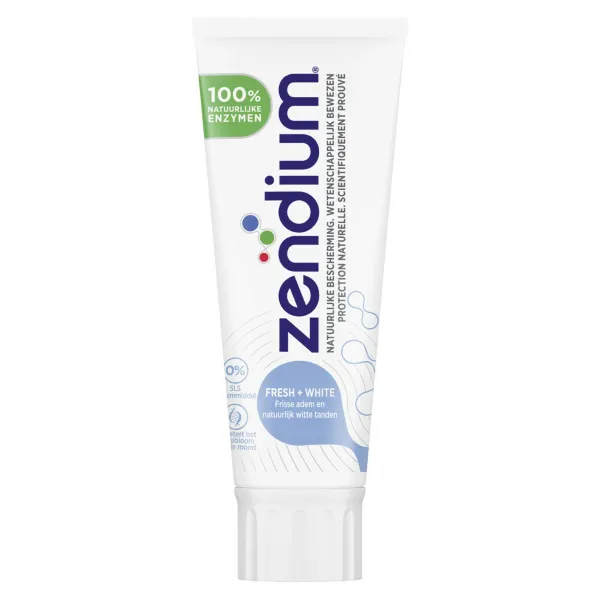 12x Zendium Tandpasta Fresh Whitener 75 ml