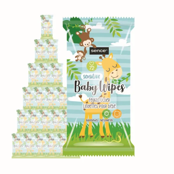 24x Sence Babydoekjes Sensitive 72 stuks