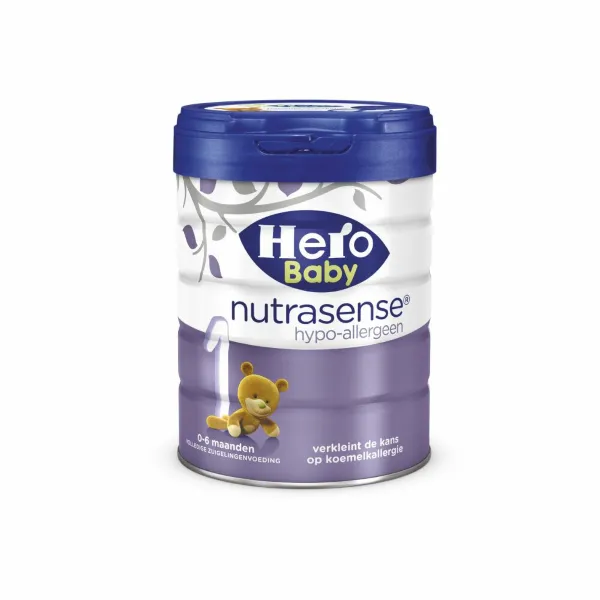 2x Hero Baby Nutrasense Hypo Allergeen 1 (0-6 maanden) 700 gr