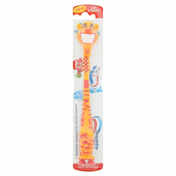 3x Aquafresh Tandenborstel Eerste Tandjes Soft Stage 2