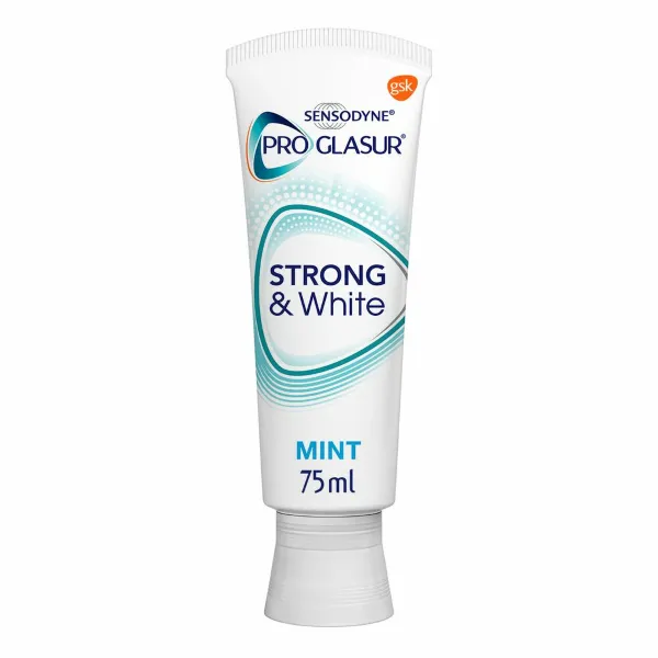 3x Sensodyne ProGlasur Tandpasta Strong&White 75 ml