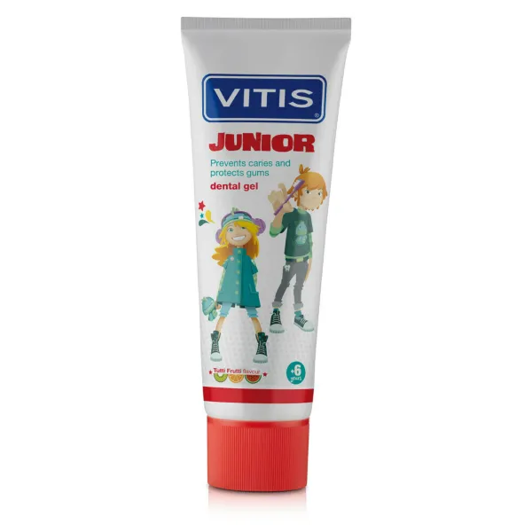 3x Vitis Tandpasta Junior 75 ml