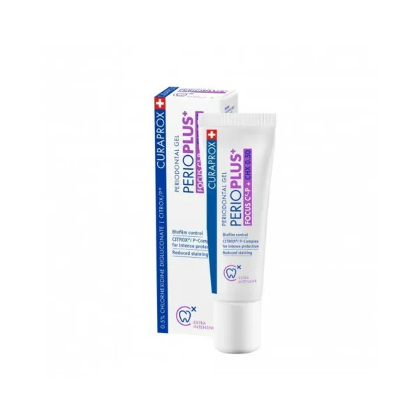 4x Curaprox Mondgel Perio Plus+ Focus 10 ml