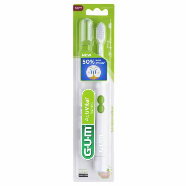 4x GUM Elektrische Tandenborstel Activital Sonic