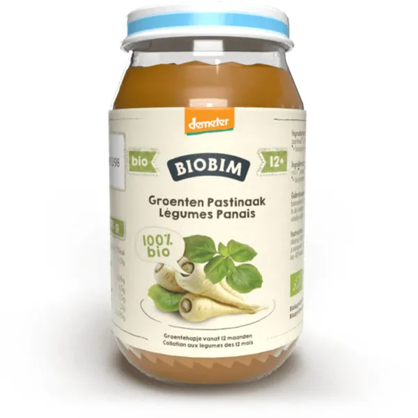 6x Biobim Maaltijd 12 mnd Groenten Pastinaak 250 g