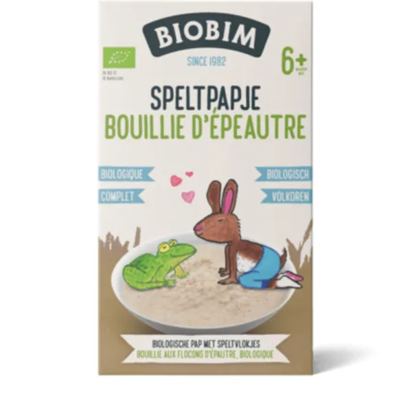6x Biobim Papje 6 mnd Spelt 250 g