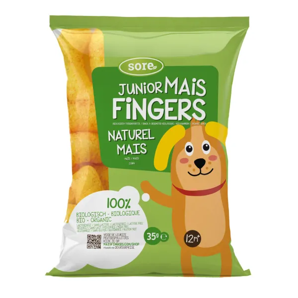 6x Sore Junior Maisfingers Naturel 35 gr