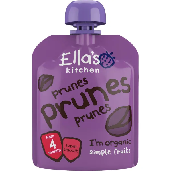 7x Ella's kitchen Knijpzakje 4+ m Pruimen 70 gr