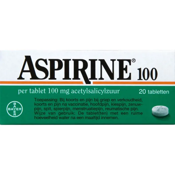 Aspirine Kind 100 mg 20 tabletten