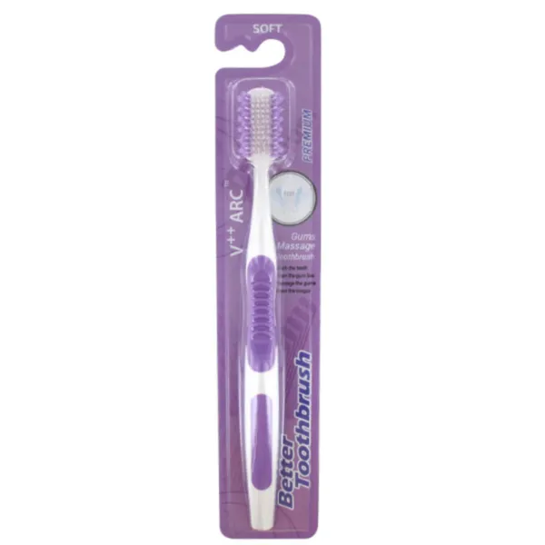 Better Toothbrush Tandenborstel Premium Soft Paars