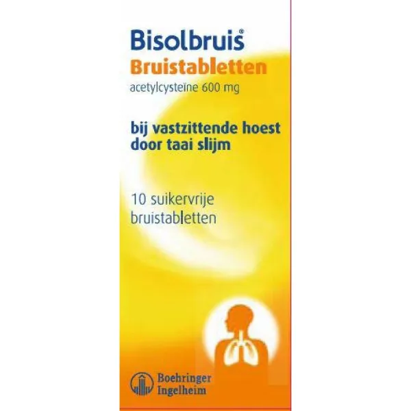 Bisolvon Bisolbruis 10 bruistabletten