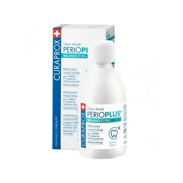 Curaprox Mondspoeling Perio Plus+ Balance CHX 0.05% 200 ml