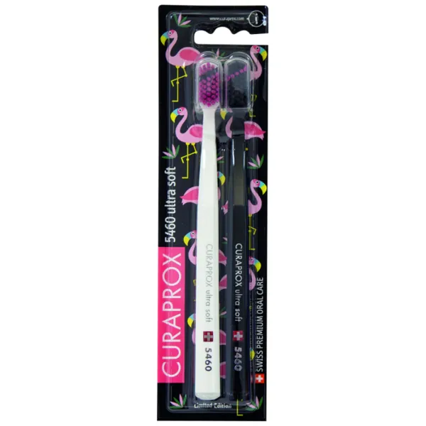 Curaprox Tandenborstel Flamingo Limited Edition 2 stuks