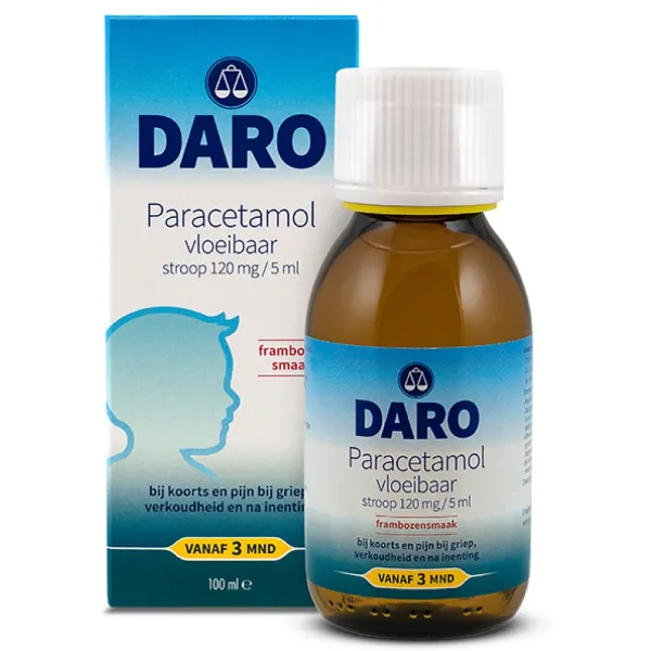 Daro Paracetamol Vloeibaar Kind 100 ml