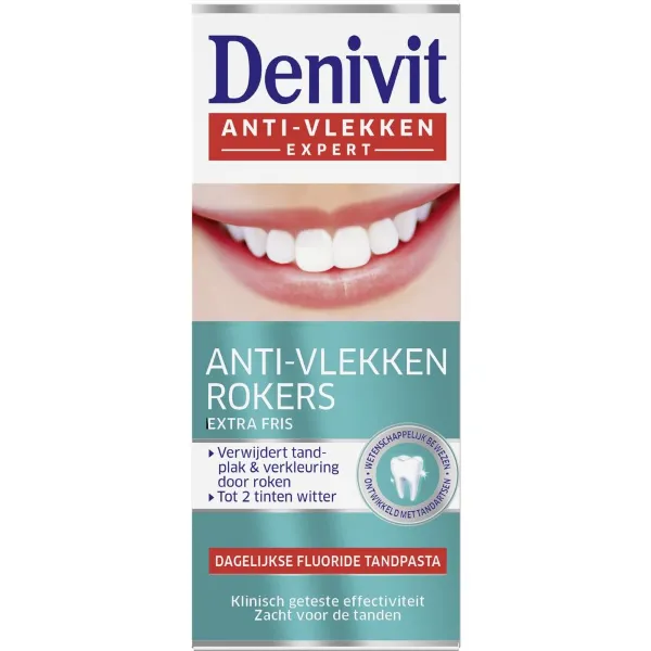 Denivit Tandpasta Anti-Vlekken Rokers 50 ml