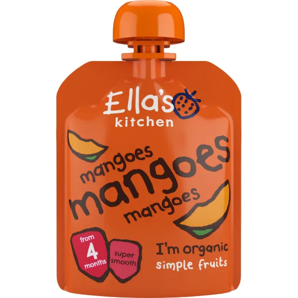 Ella's kitchen Knijpzakje 4+ m Mango 70 gr