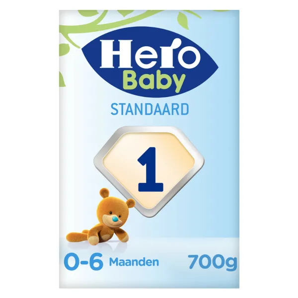 Hero Baby Standaard 1 Zuigelingenmelk (0-6 mnd) 2x350gr