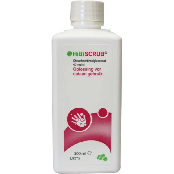 Hibiscrub Chloorhexidine 40mg / ml 500 ml