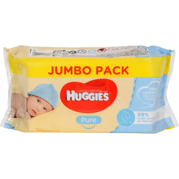 Huggies Billendoekjes Pure 72 doekjes