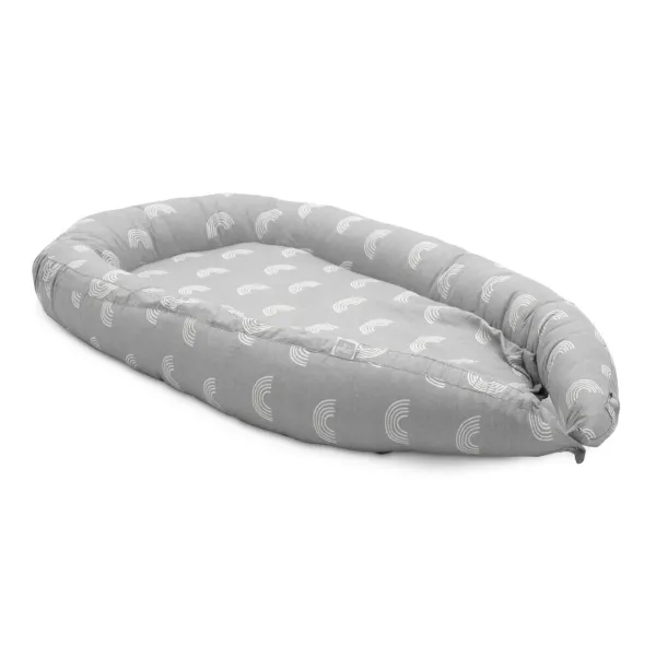 Jollein Babynest Rainbow Grey