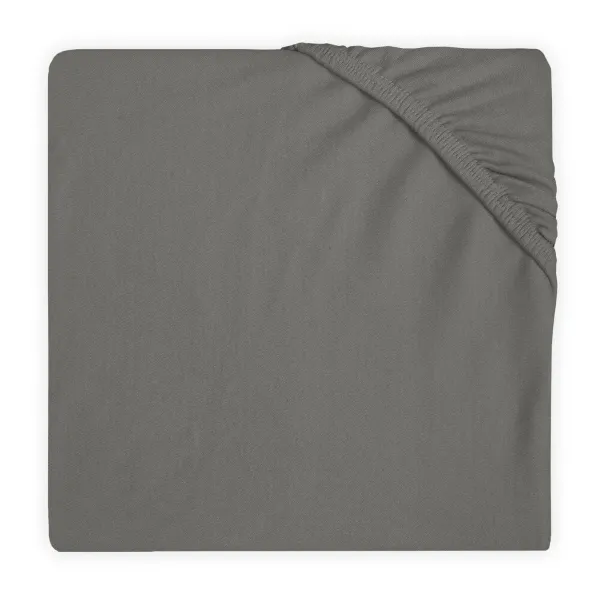 Jollein Hoeslaken Jersey 40x80/90cm Storm Grey