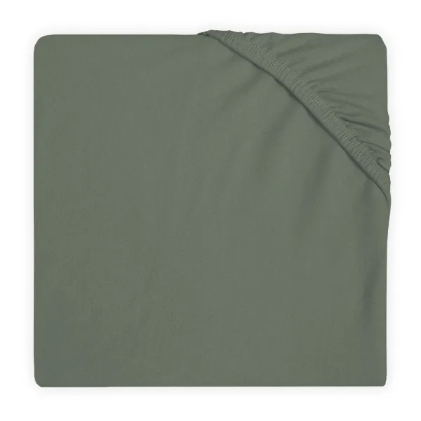 Jollein Hoeslaken Jersey 60x120cm Ash Green