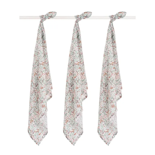 Jollein Hydrofiel Multidoek Small 70x70cm Bloom 3 stuks