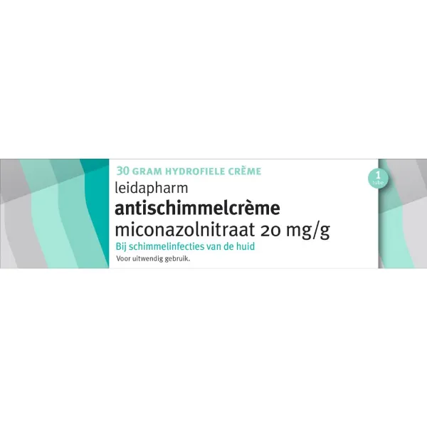 Leidapharm Anti-schimmelcreme Miconazol 20mg / g 30 gr