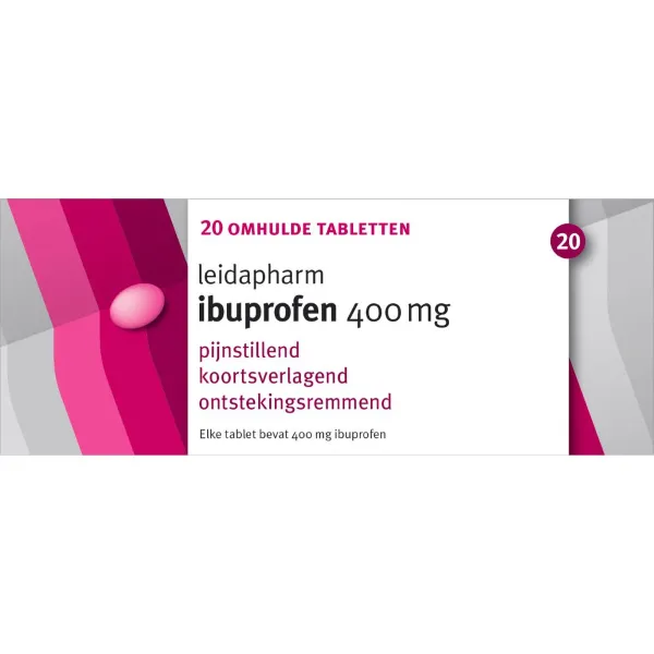 Leidapharm Ibuprofen 400 mg 20 tabletten
