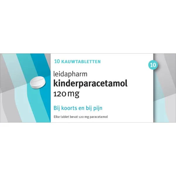 Leidapharm Kinderparacetamol 120 mg 10 kauwtabletten