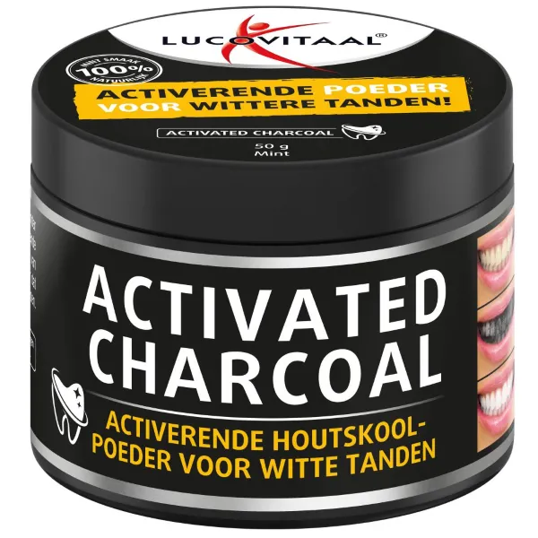 Lucovitaal Tandpoeder Activated Charcoal 50 gram