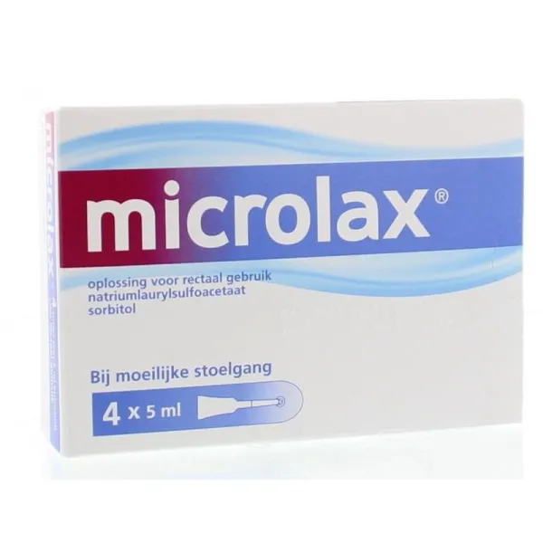 Microlax Klysma 4 stuks van 5ml