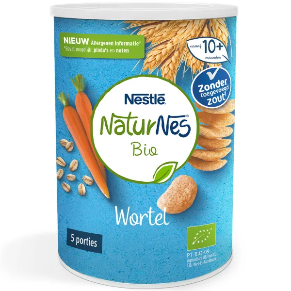 Nestle NaturNes Bio Nutripops Wortel 35 gr