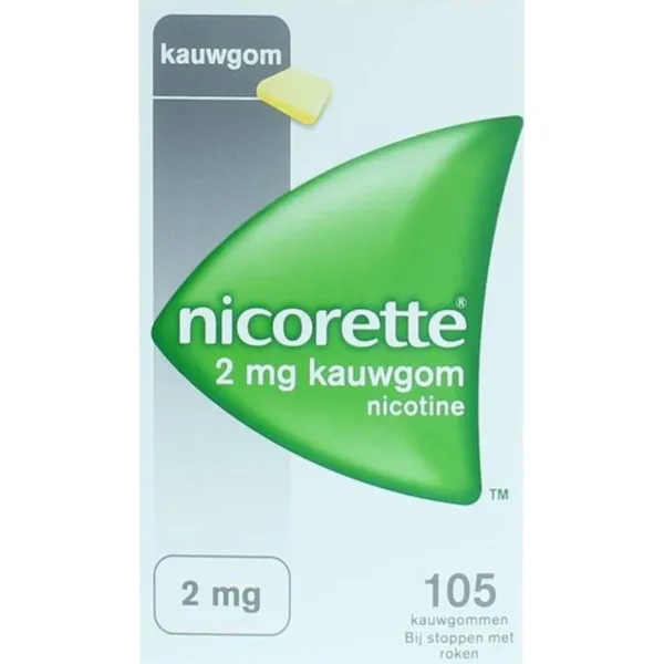 Nicorette Kauwgom 2 mg Classic 105 stuks