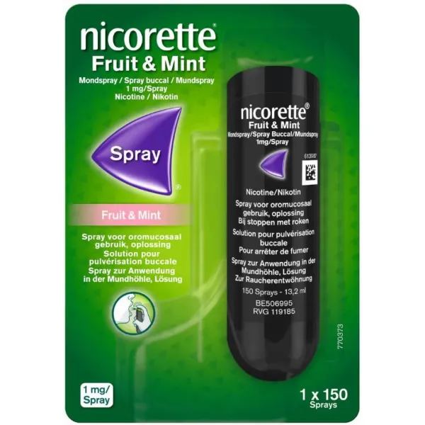Nicorette Mondspray Fruit&Mint 13, 2 ml