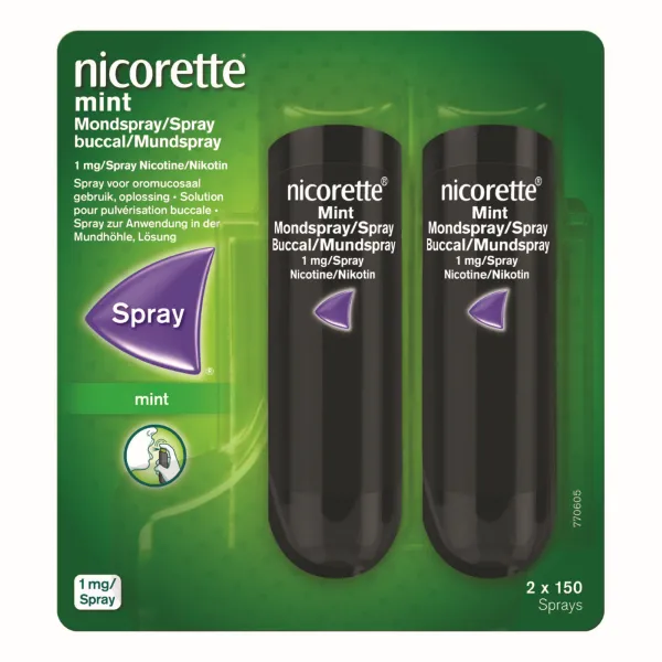 Nicorette Mondspray Mint Duo