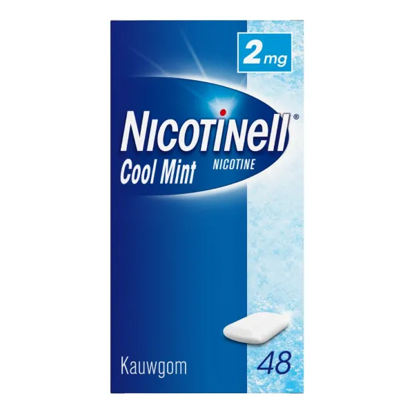 Nicotinell Kauwgom Cool Mint 2 mg 48 stuks