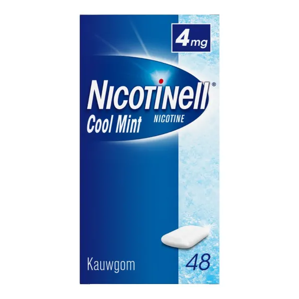 Nicotinell Kauwgom Cool Mint 4 mg 48 stuks