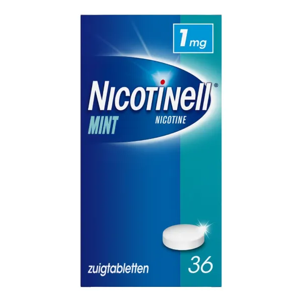Nicotinell Zuigtablet Mint 1mg 36 zuigtabletten