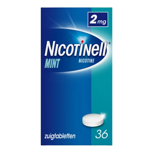 Nicotinell Zuigtablet Mint 2mg 36 zuigtabletten