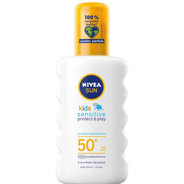 Nivea Sun Kids Protect&Sensitive Zonnespray SPF 50+ 200 ml