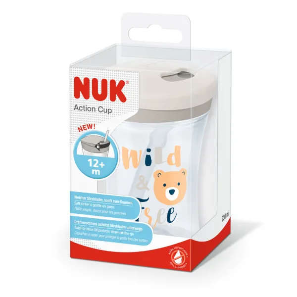 Nuk Action Cup Transparant 230 ml