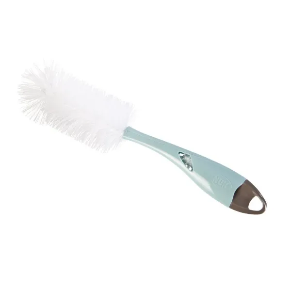 Nuk Fles- en Speenborstel 2-in-1 Pastel Groen / Blauw