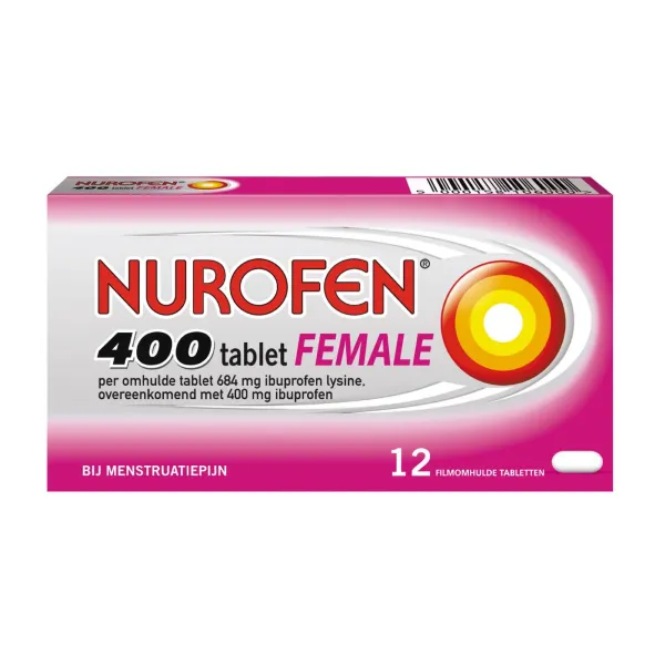 Nurofen 400 mg Female 12 tabletten