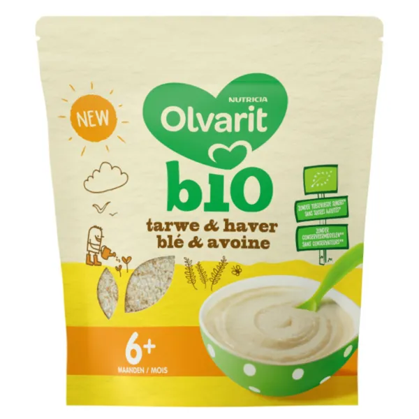 Olvarit Granenpap Tarwe en Haver 6  Maanden 180 gr
