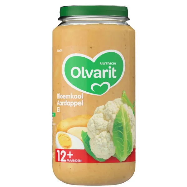 Olvarit Maaltijd 12m Bloemkool Aardappel Ei 250 gr