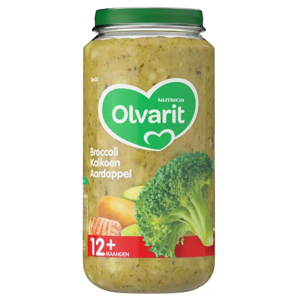 Olvarit Maaltijd 12m Broccoli Kalkoen Aardappel 250 gram