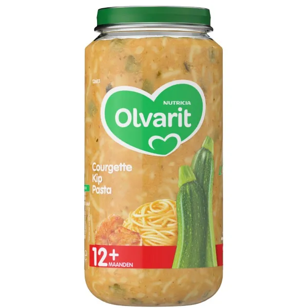 Olvarit Maaltijd 12m Courgette Kip Pasta 250 gr