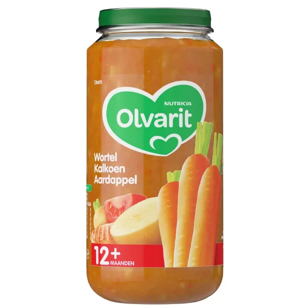 Olvarit Maaltijd 12m Wortel Kalkoen Aardappel 250 gr