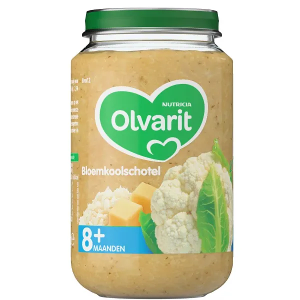 Olvarit Maaltijd 8m Bloemkoolschotel 200 gr